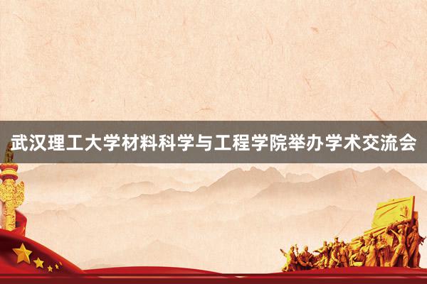 武汉理工大学材料科学与工程学院举办学术交流会